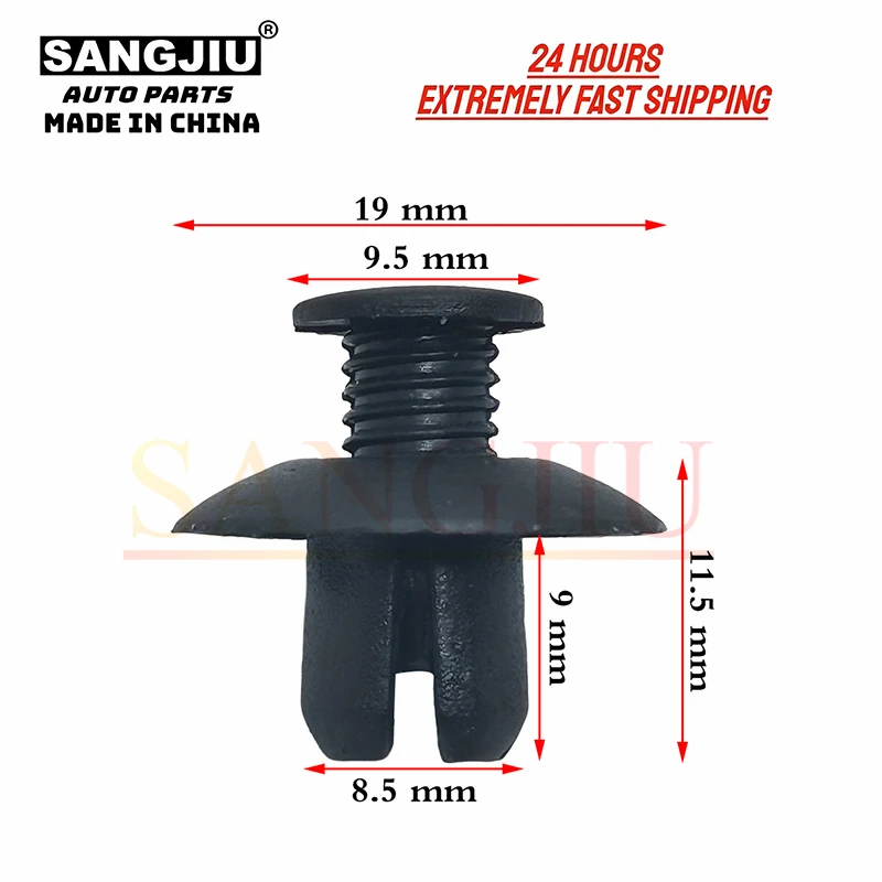 20 Pz Clip Vite Tipo Parafango Fodera Rivetto Per Honda Accord Civic Prelude Mazda Rx-7 Protege Nissan Toyota Muslimah