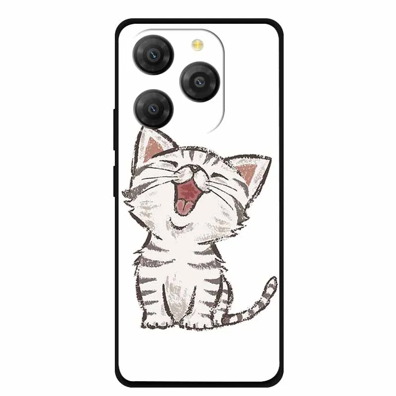 Black Lion & Wolf Silicone Soft Phone Case - Sleek Back Cover