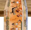 Ancient Egypt Linen Table Runner Mythology Egyptian Gods Pharaohs Antique Hieroglyphs Table Runne for Kitchen Dining Party Decor 1
