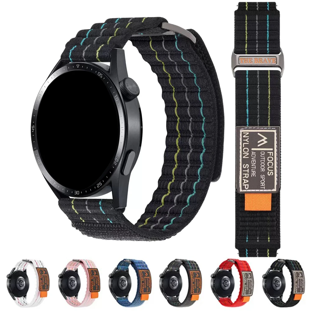 Nylon Watch Strap in 20mm & 22mm Sizes - Versatile and Durable Bracelet Watchband