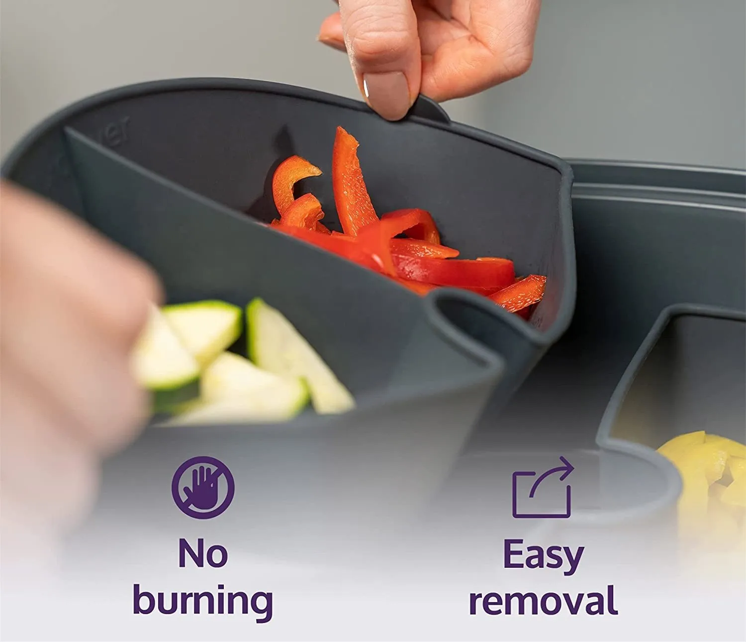 Steam Cooking Divider Silicone Steam Cooking Divider Seperator Steaming Accessory Chimney for Varoma of Thermomix TM31 TM6 TM5 steam cooking divider