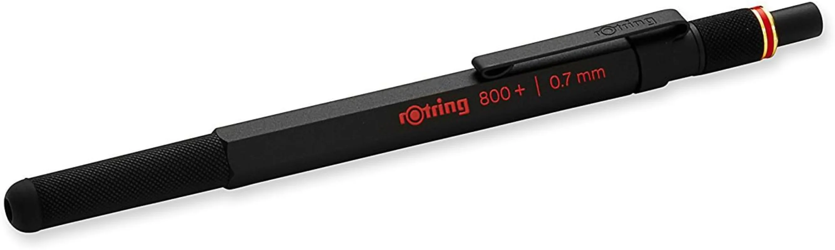 Girando 800 lápis de grafite mecânico e touchscreen stylus, design híbrido, torção única e clique mecanismo retrátil