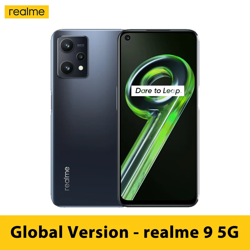 Realme 9 5G Smartphone 4GB+128GB 120Hz 6.6 50MP 5000mAh