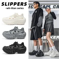 Designer Coconut Shoes Outdoor Beach Men's Sandals Luxury Summer 2025 Ye Couple Hole Shoes Cool Casual Rubber Bottom