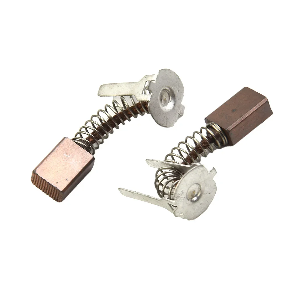 

Carbon Brush Motor Carbon Brush 2pcs Tight Wear Resistance Black Coppery Corrosion Resistance Good Conductivity