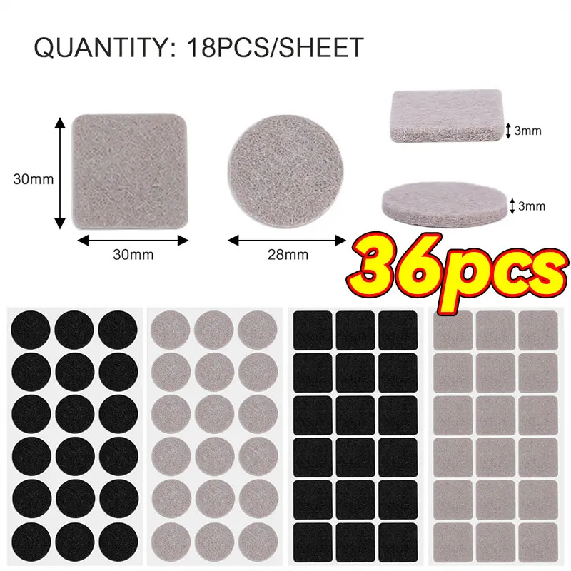Self-Adhesive Felt Pads: Quiet, Anti-Slip Floor Protectors