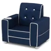 Chelsea Kids Upholstered Chair with Cup Holder, Navy 6