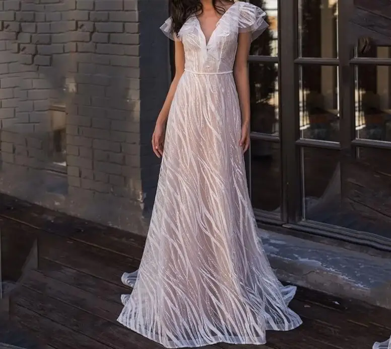 

Spring And Summer New Sexy V-neck Sleeveless Solid Color Dress For Women