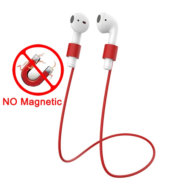 2 Cinghie Magnetiche Anti-Perdita Per AirPods - Con Kit Pulizia 3 In 1