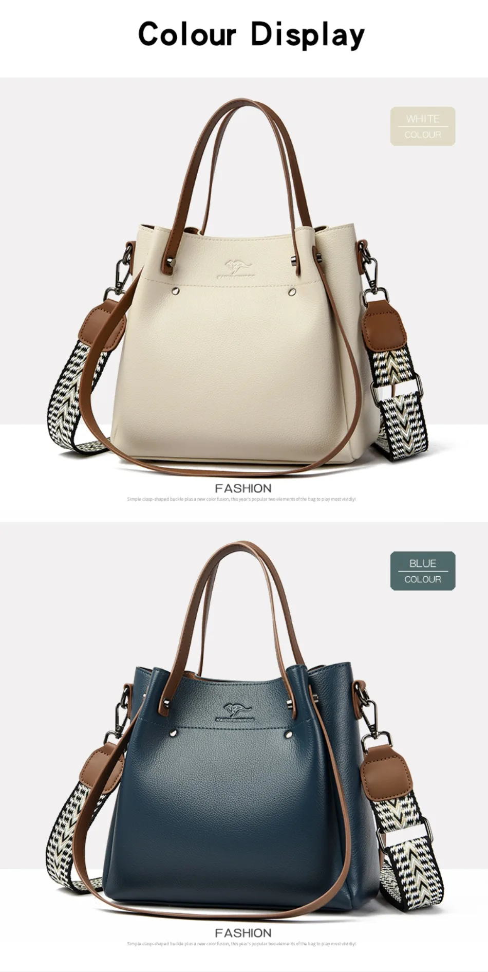 High Quality Leather Shoulder Crossbody Bags for Women Luxury Handbags Women Bag Designer Large Capacity Soft Tote Messenger Bag