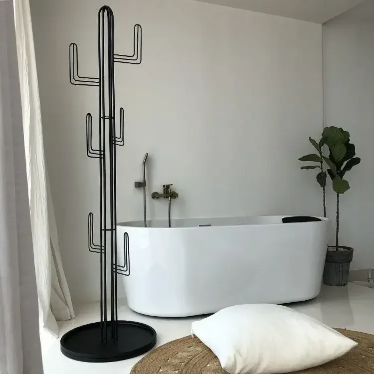 Cactus Clothes Hanger Floor-standing Creative Clothes Hanger Living Room Bathroom Storage Floor-standing Bedroom