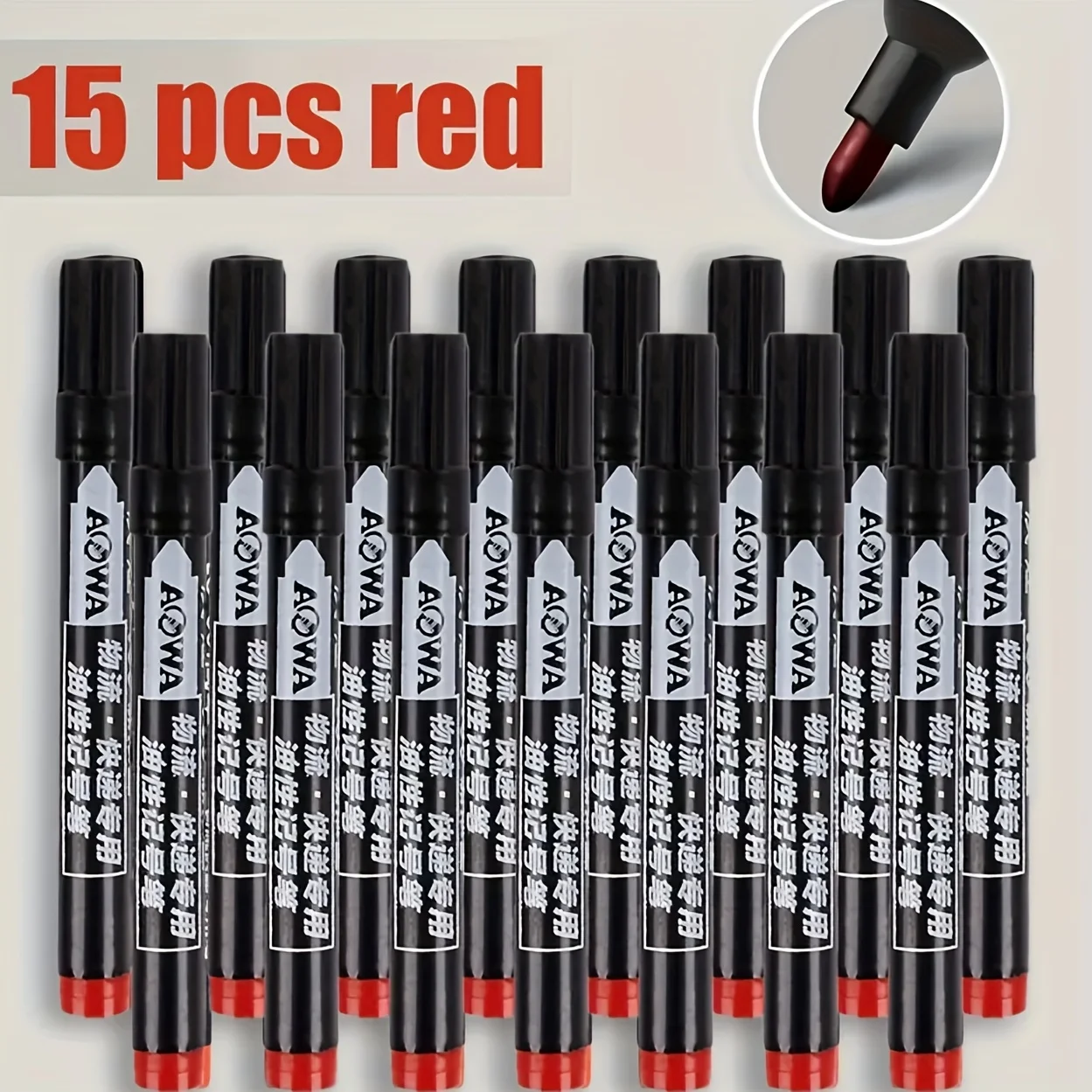 Permanente 12 Colori A Base Di Olio Impermeabile Pennarello Set Per La Pittura D - Foto 8