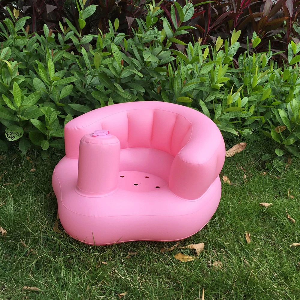 Inflatable Children's Sofa Portable Baby Chair Multifunctional Baby Bath Seat Baby Sofa Lounger Kids Beach Armchair Child Stool 6