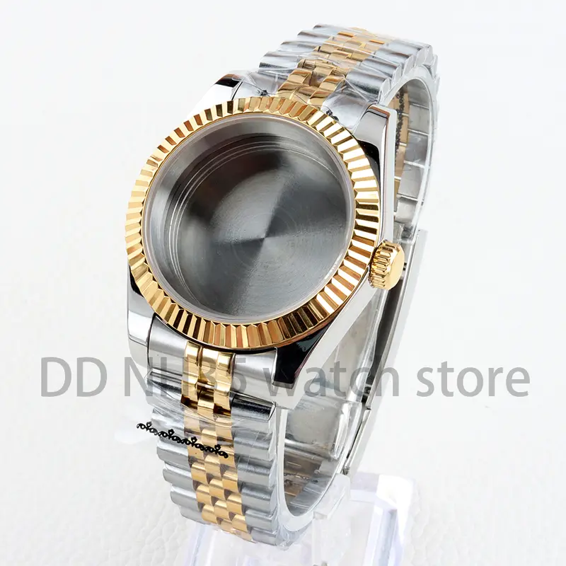 36mm/39mm NH35 Watch Case Sapphire Glass 20mm Solid 316L Stainless Steel Bracelet for Datejust NH35 NH36 Movement 28.5mm Dial - Image 2