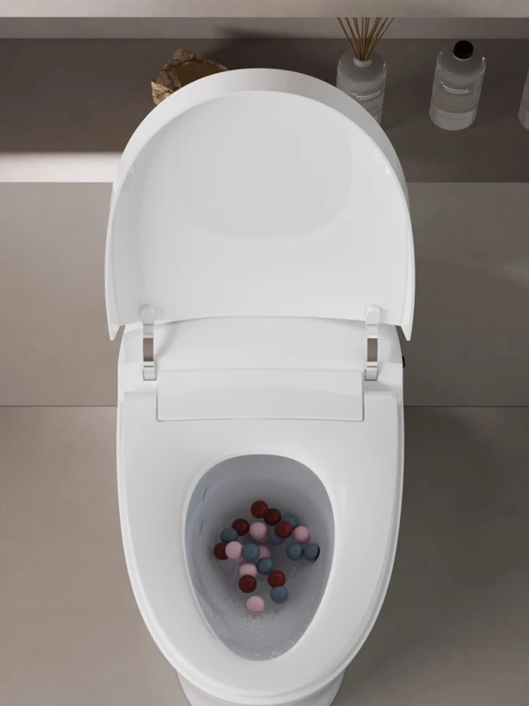 Ceramic Smart Toilet No Water Pressure Limit Foam Shield Foot Flap Flap Household Integrated Automatic Toilet Bathroom Products