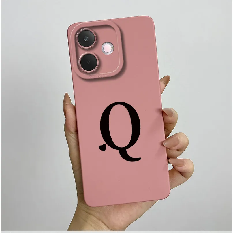Luxury Letters Soft Slim Silicone Anti-Drop Protective Phone Case