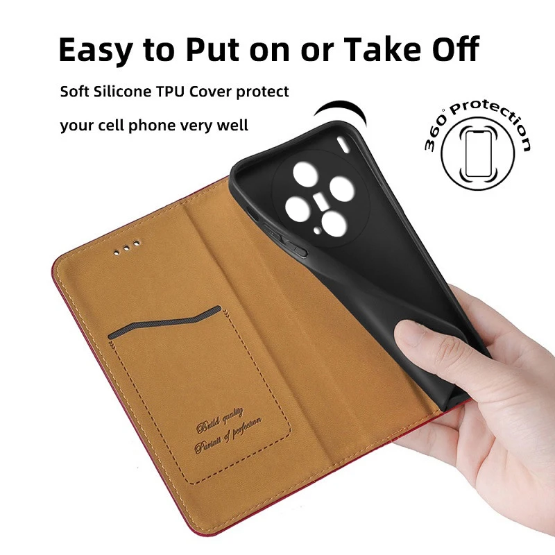 Premium Flip Leather Wallet Phone Case – Elegant and Durable Cover with Stylish Design