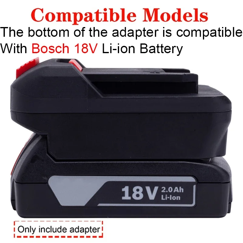 Convertitore Adattatore Per Batteria Agli Ioni Di Litio Bosch Da 18 V A Batteria Per Elettroutensili Parkside Xteam Li Ion Da 20 V Senza Batteria 83874246