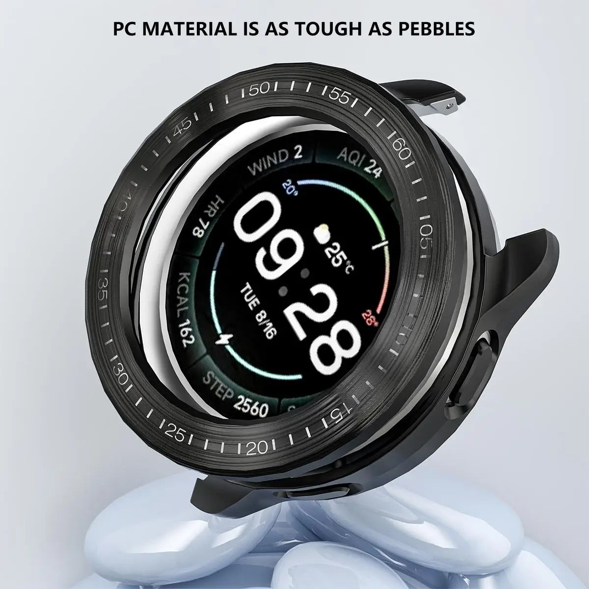 Premium Electroplated Protective Shell with Bezel