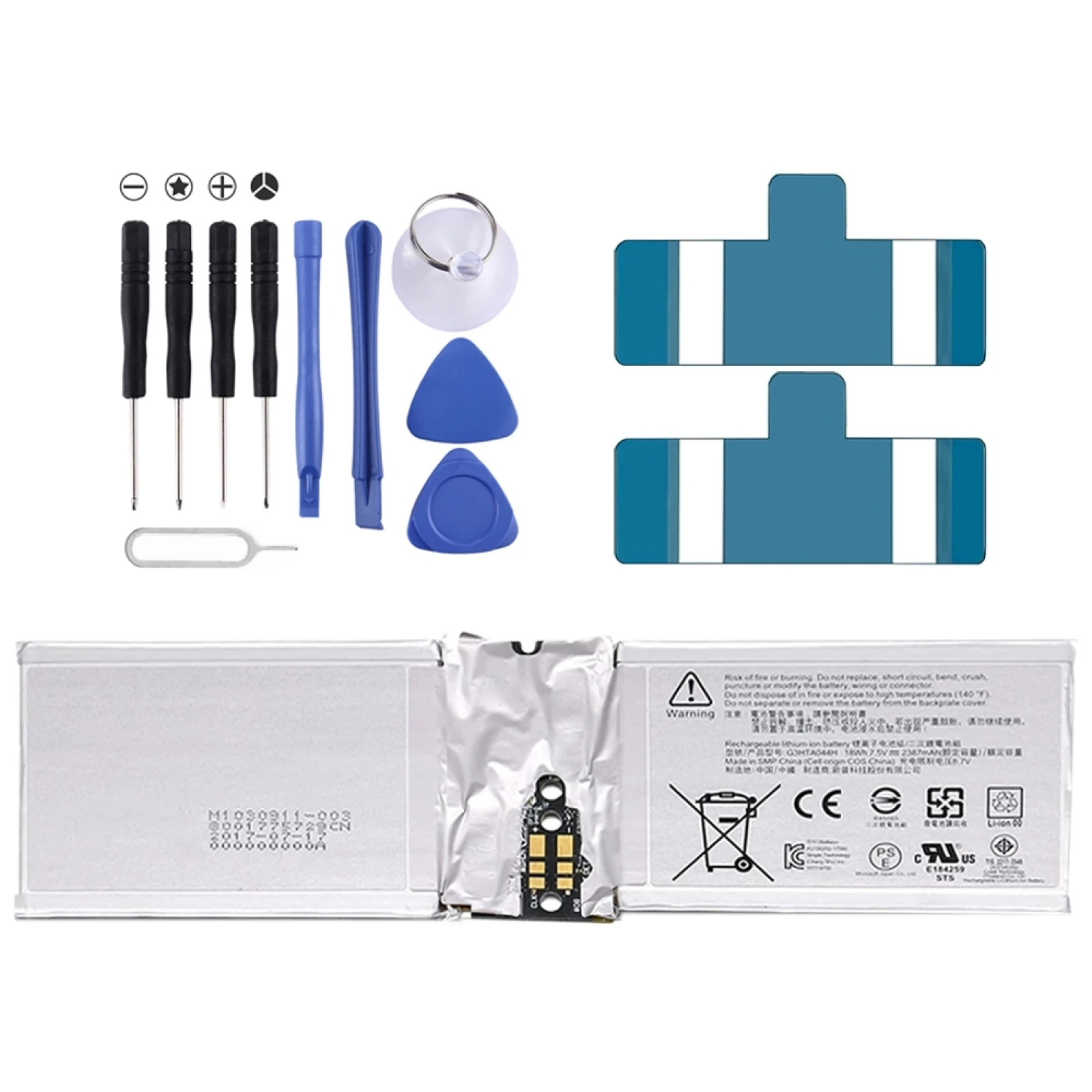 

Сменный литий-полимерный аккумулятор 7,5 в 2387 мАч для Microsoft Surface Book 1 2 1703 1704 1705