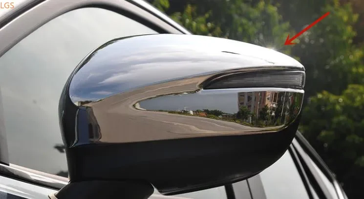 

For Mazda CX-4 2016-2019 High-quality ABS Chrome rearview mirror decoration cover anti-rub protection car accessories K