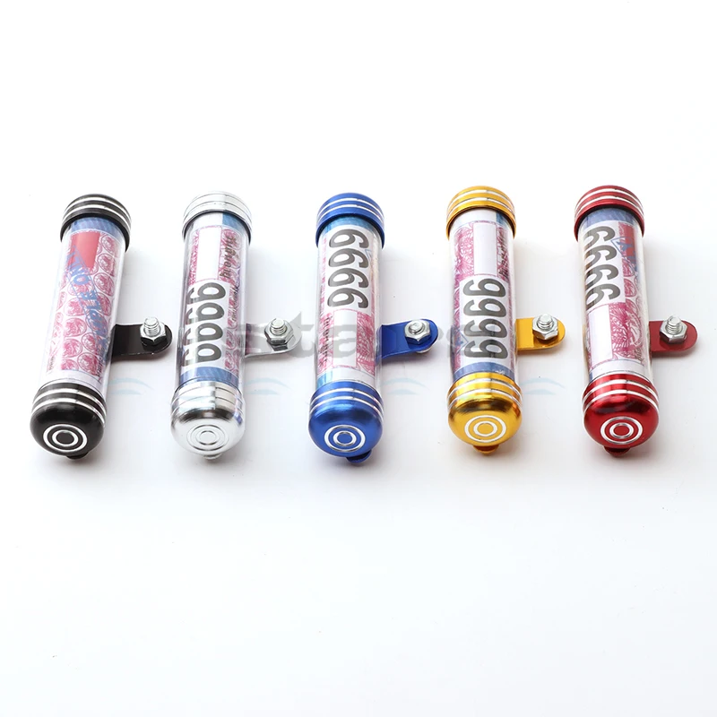 

Motorcycle Motorbike Tube Tax Disc Cylindrical Holder Frame with Screwdriver Waterproof Real Motorcycle Accessories
