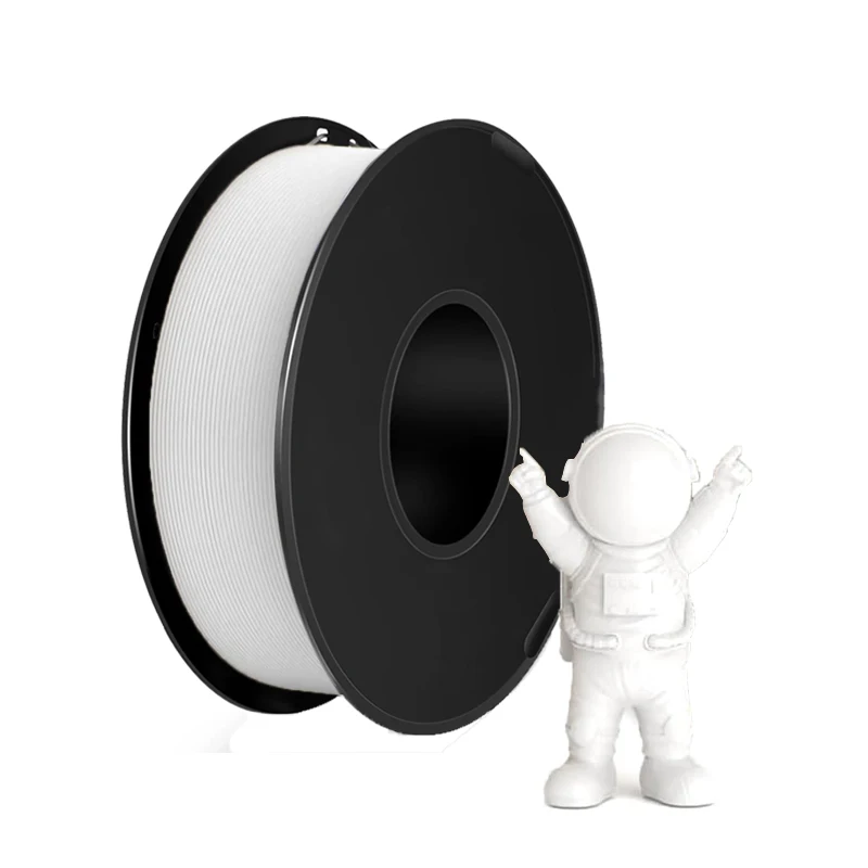 Premium PLA 3D Printing Filament – Gray and White, 1.75mm Diameter, Vacuum-Sealed Spool