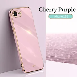 Premium Shockproof Plating Silicone Bumper Phone Case with Soft TPU Back Cover - With Ring Holder (PURPLE)