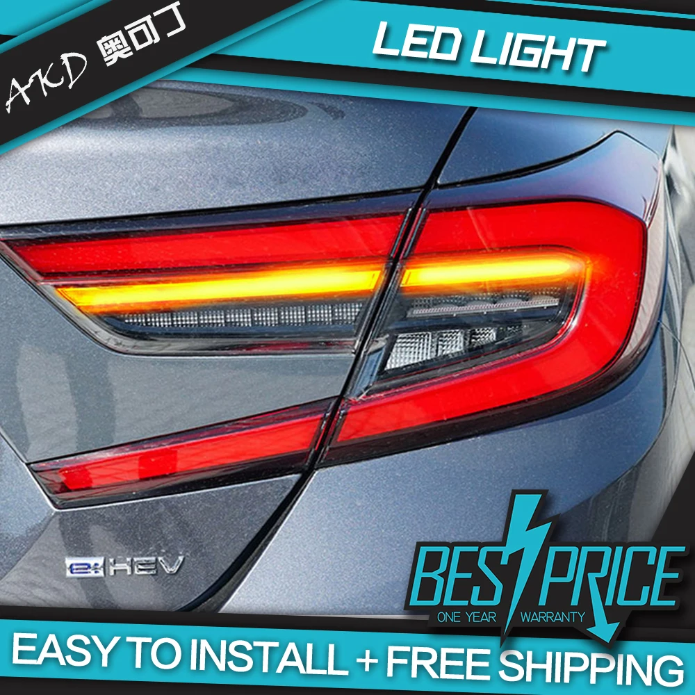 

Чехол для автомобильного стайлинга задних фонарей для Honda Accord 2018-2021, чехол для задних светодиодных фонарей для задних фонарей Accord, чехол для задних фонарей заднего багажника