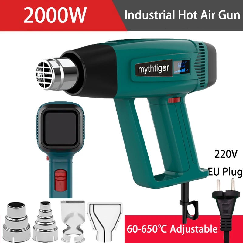 2000W Heat gun ,hair dryer construction Hot Air Gun Variable