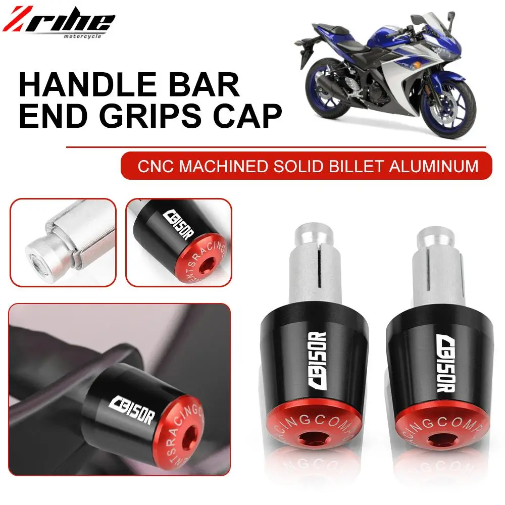 

Motorcycle Handlebar Grips End 7/8''22mm Handle Bar Cap Hand Grips Bar Ends Plug For Honda CB150R CB 150R CB150 R 2006-2021 2020