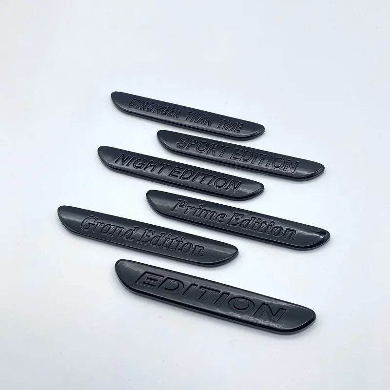 Night Edition Grand Edition Prime Edition Blade Top Abs Emblem Per Mercedes Benz Car Fender Side Badge Logo Sticker Nero Lucido