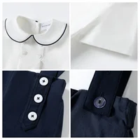Collection Boutique Eden AS 2026SS : Robes et Jupes Fleuries Smockées pour Filles, Chemises Blanches et Shorts Bleu Marine pour Garçons 6