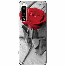 Elegant Soft Silicone Flower Phone Case with TPU Bumpers for Xperia 1 IV (18)