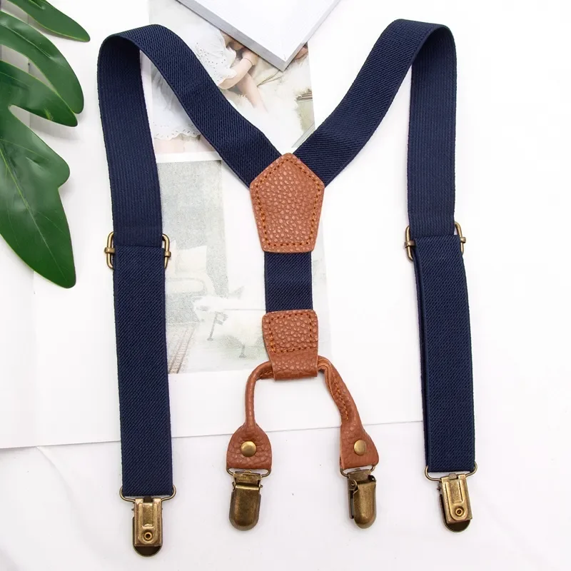 

Accessories Costume Girl Wedding Y-back Clothing Gift Suspenders Designer Kids Boy Black Braces Childrens Adjustable Christmas