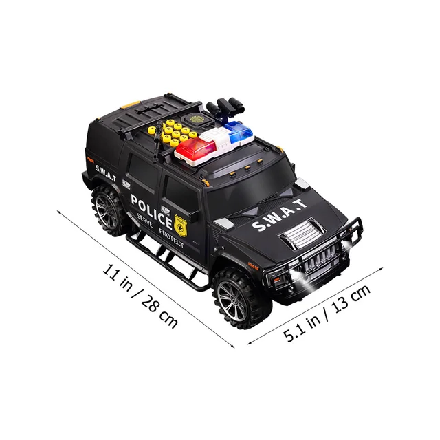 Cash Truck Piggy Bank Gyerek Gyerekek Autójátékok Betétdobozok Oktatási Digitális Érme Bankok Rendőrségi Valuta - Image 4