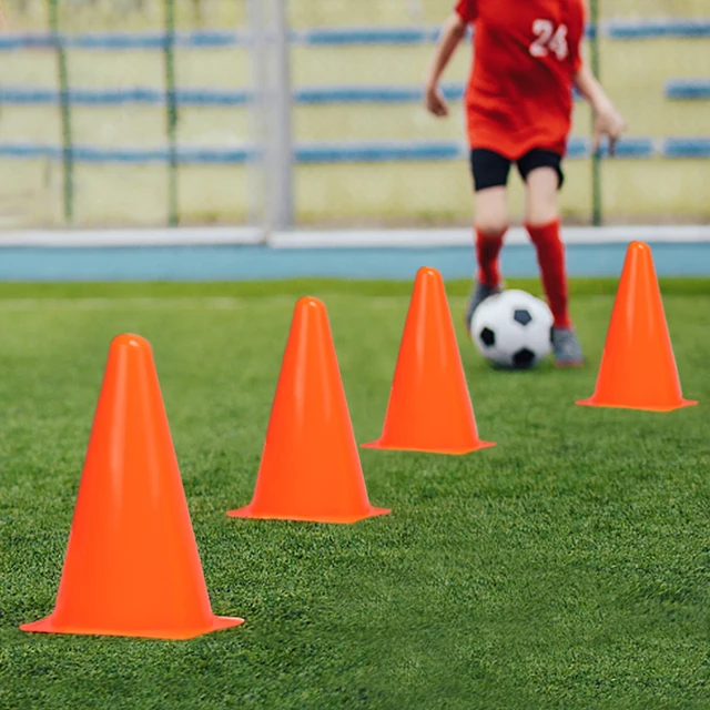 12PCS Durable Sports Football Accessories Soccer Training Marker Equipment Agility Cones 5