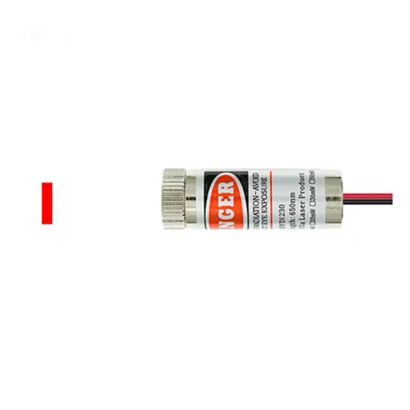 650nm 5mW Red Point / Line / Cross laser module head Glass Lens Focusable Industrial Class