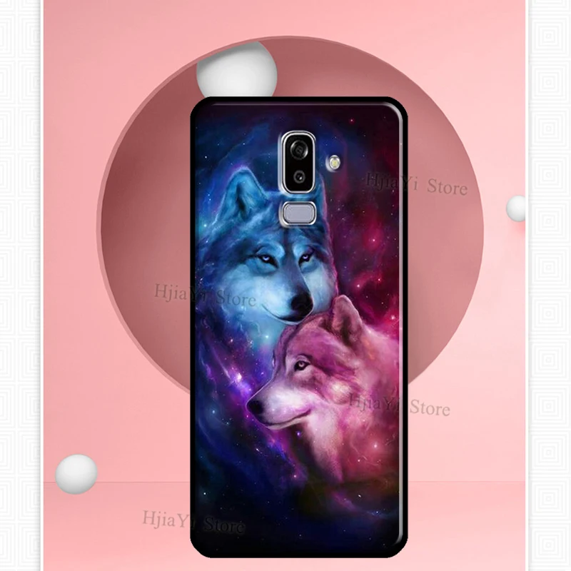 Wolf Galaxy Soft Cover Case - Animal Design Smartphone Protection