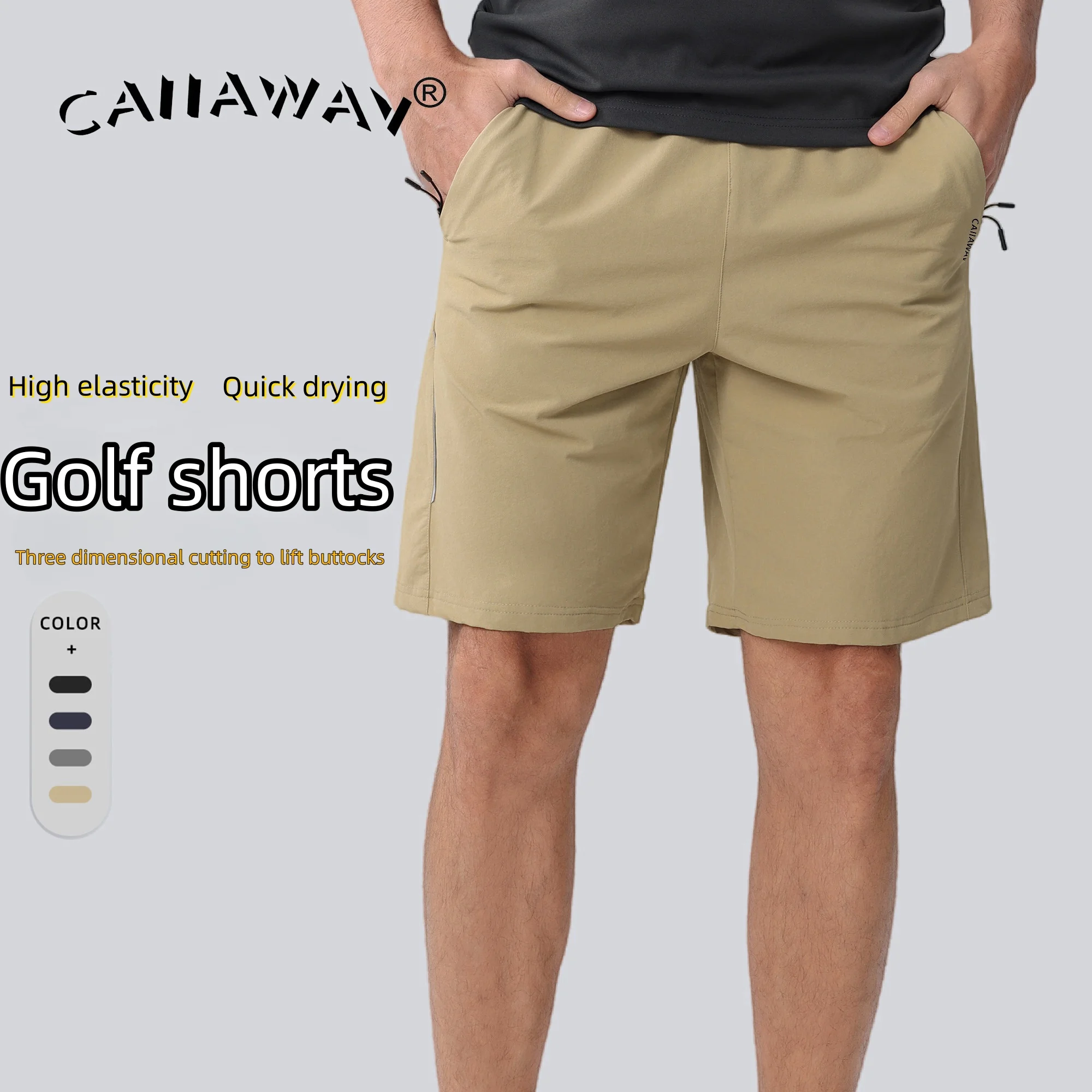 Golf Men's Shorts Nylon Casual Sportswear