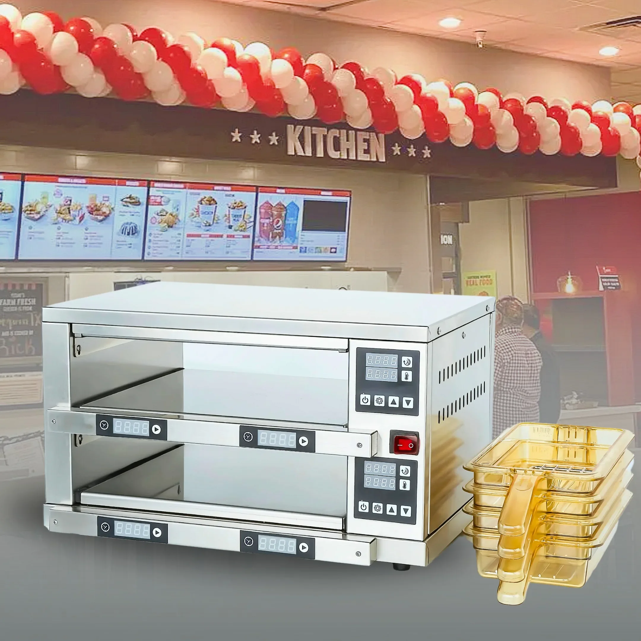 Stainless Steel Set Insulated Commercial Food Warmer Drawer Cost-Effective Solution