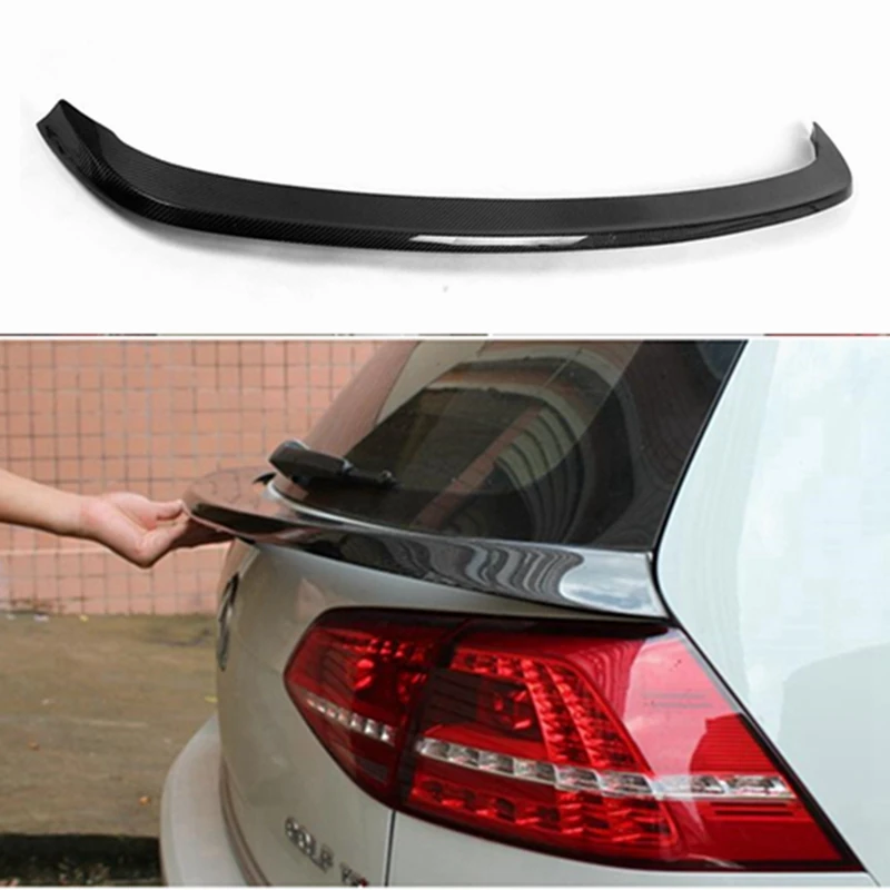 

For Volkswagen Golf 7 MK7 GTI Rline carbon fiber mid-wing spoiler 2014-2017