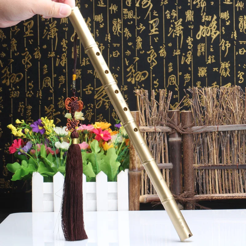 

Pure Copper Feng Shui Xiao Musical Instrument Tubular Mascot 2022