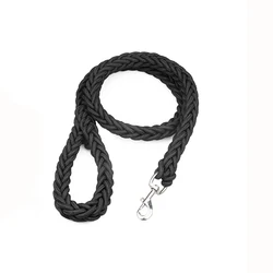 Durable Nylon Dog Harness and Leash Set - Dia. 1.5cm (Black)