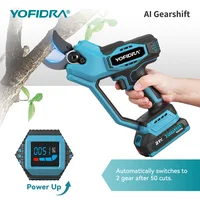 YOFIDRA Cisailles électriques sans balais 60MM, contrôle automatique de la vitesse, sécateur, outil de coupe, ensembles d'outils électriques pour batterie Makita 5