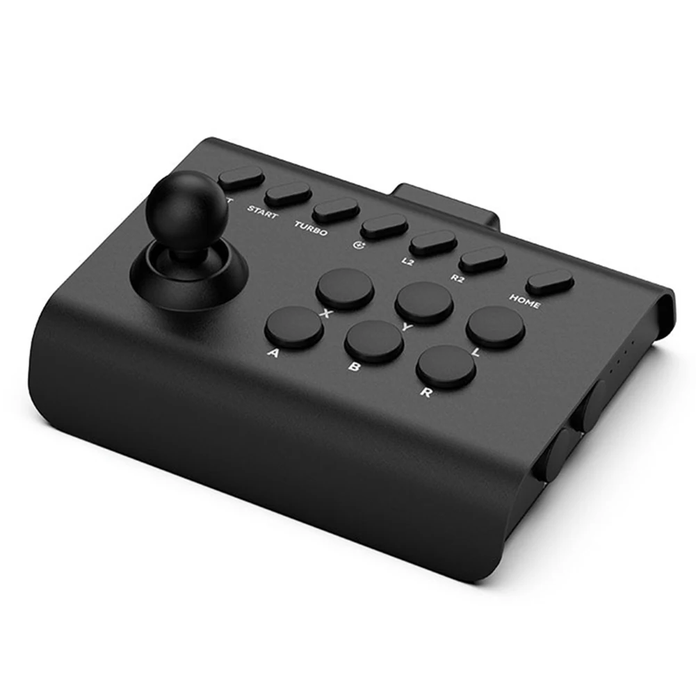 휴대용 조이스틱 3가지 연결 모드 빈티지 아케이드 콘솔 민감하고 정확한 지원 스위치/PS4/PS3용 터보 시리얼 전송