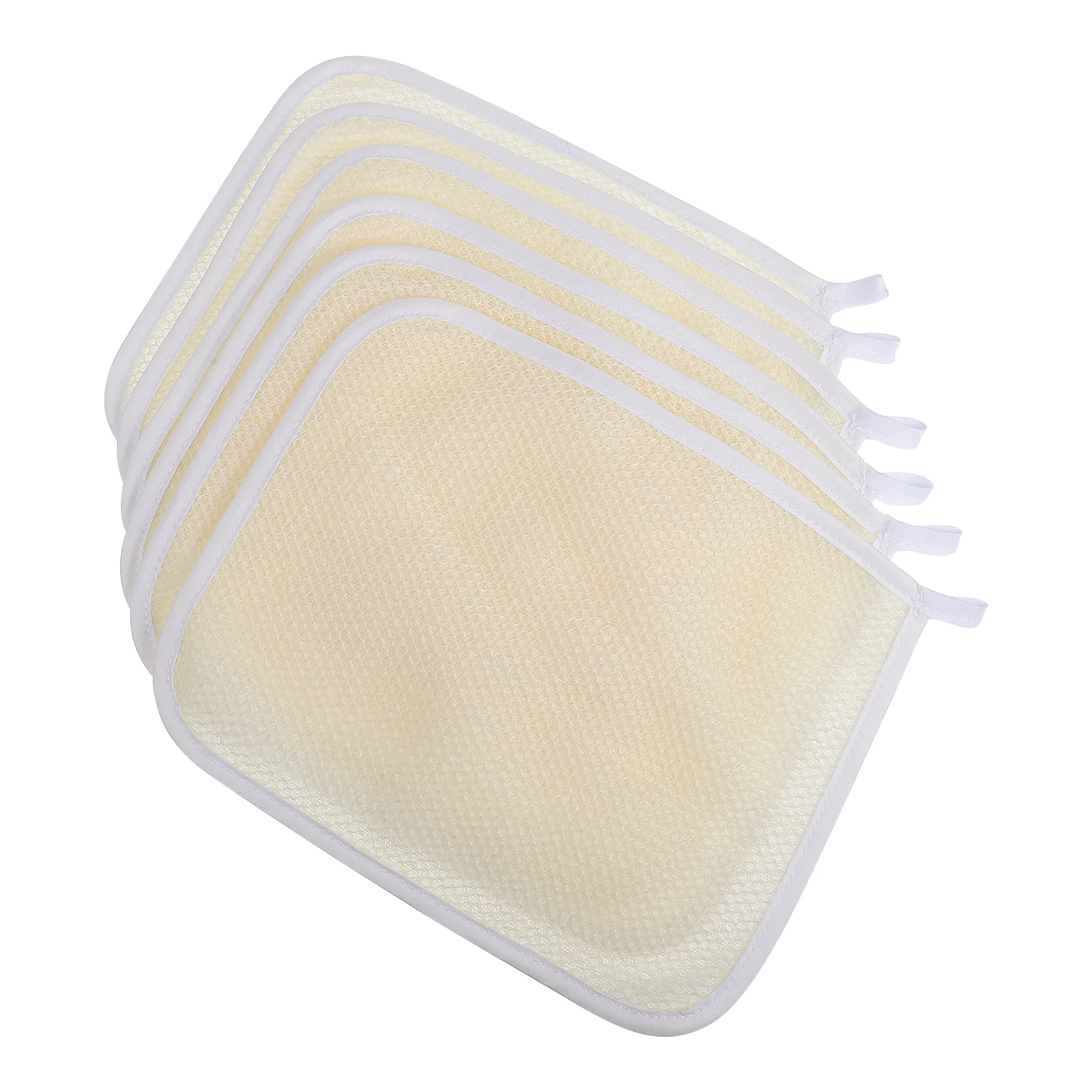 

6Pcs Exfoliating Wash Cloths for Body Scrub and Face Clean Bath Towels