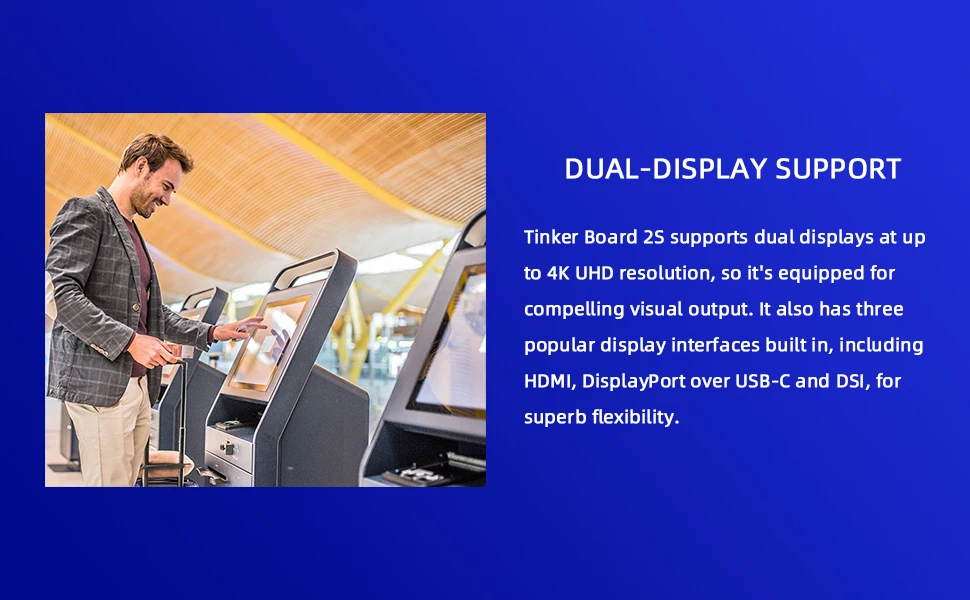 ASUS Tinker Board 2S Single Board Computer Rockchip RK3399 SOC DuaI-CH LPDDR4 4G