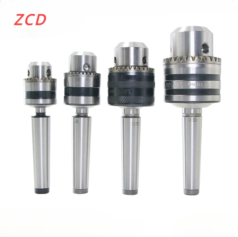 

ZCD 1Set MT2 MT3 MT4 B10 B12 B16 B18 Pull back Morse thread shank Drill Chuck Arbor Lathe CNC drill machine tool M10 M12 M16