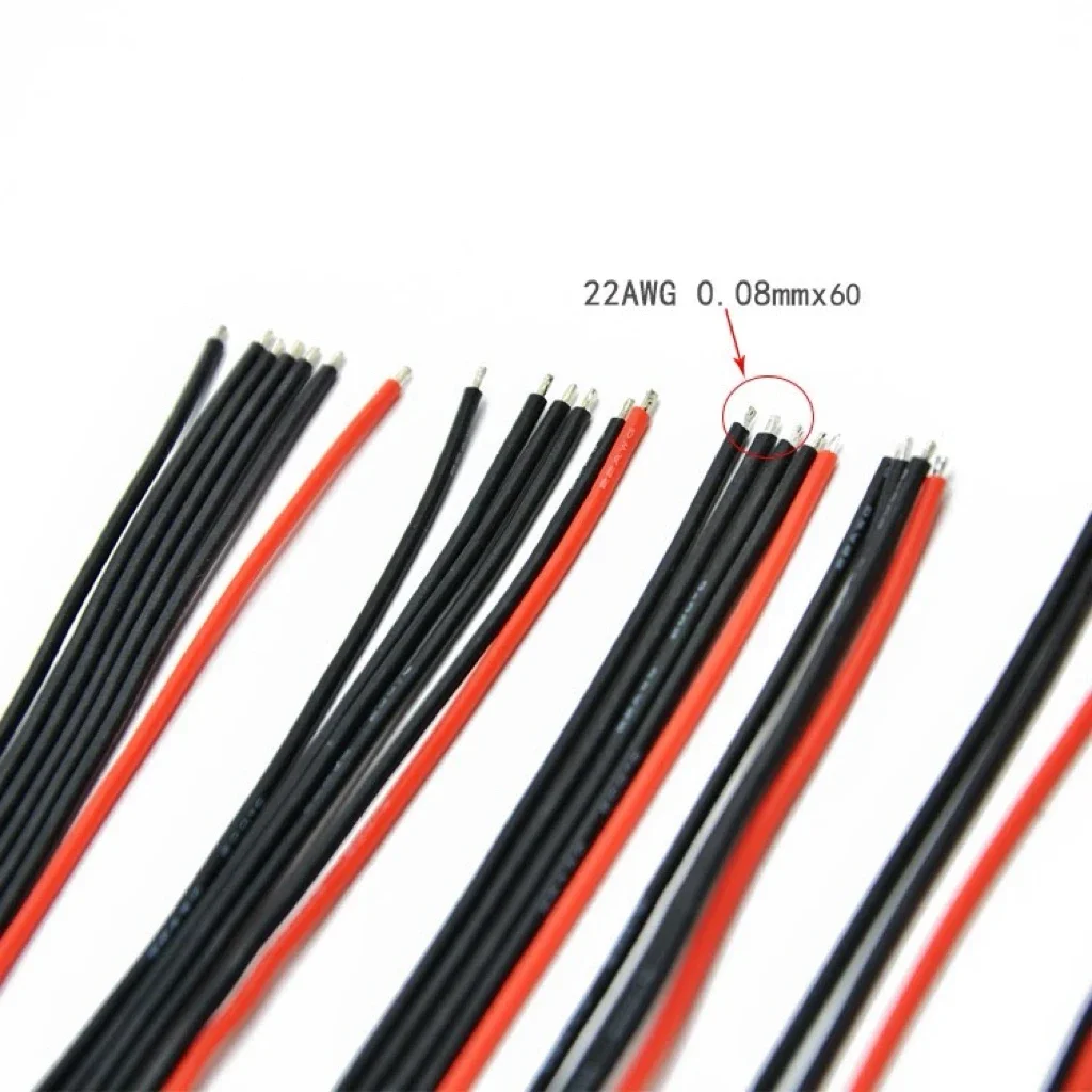 5pcs/lot 1S/2S/3S/4S/5S/6S/8S 22AWG RC Lipo Battery Balance Charger Cable 10CM For IMAX B6 B8 Balance Charger RC Model 4